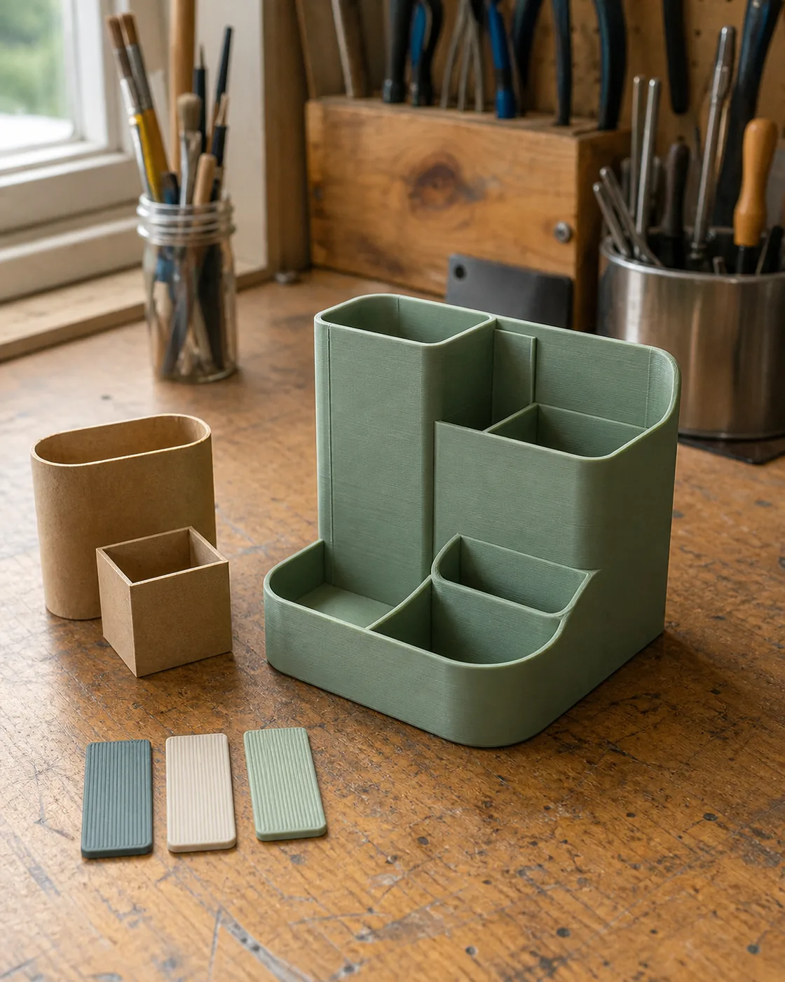 Individuell entwickelter modularer 3D-Druck-Organizer