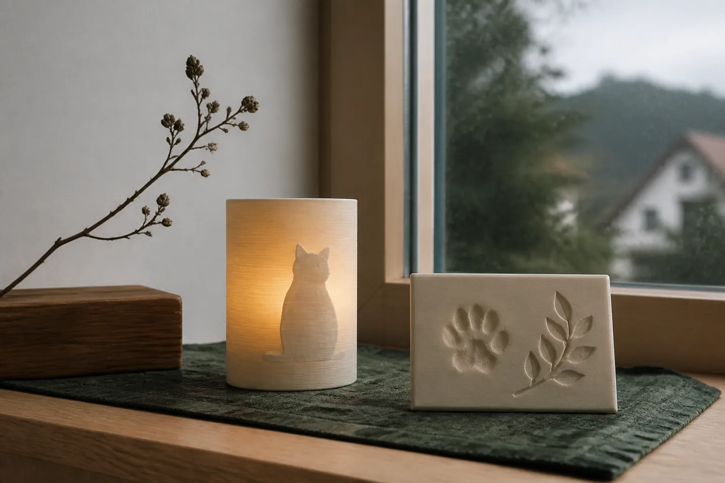 Zurückhaltendes 3D-gedrucktes Erinnerungslicht