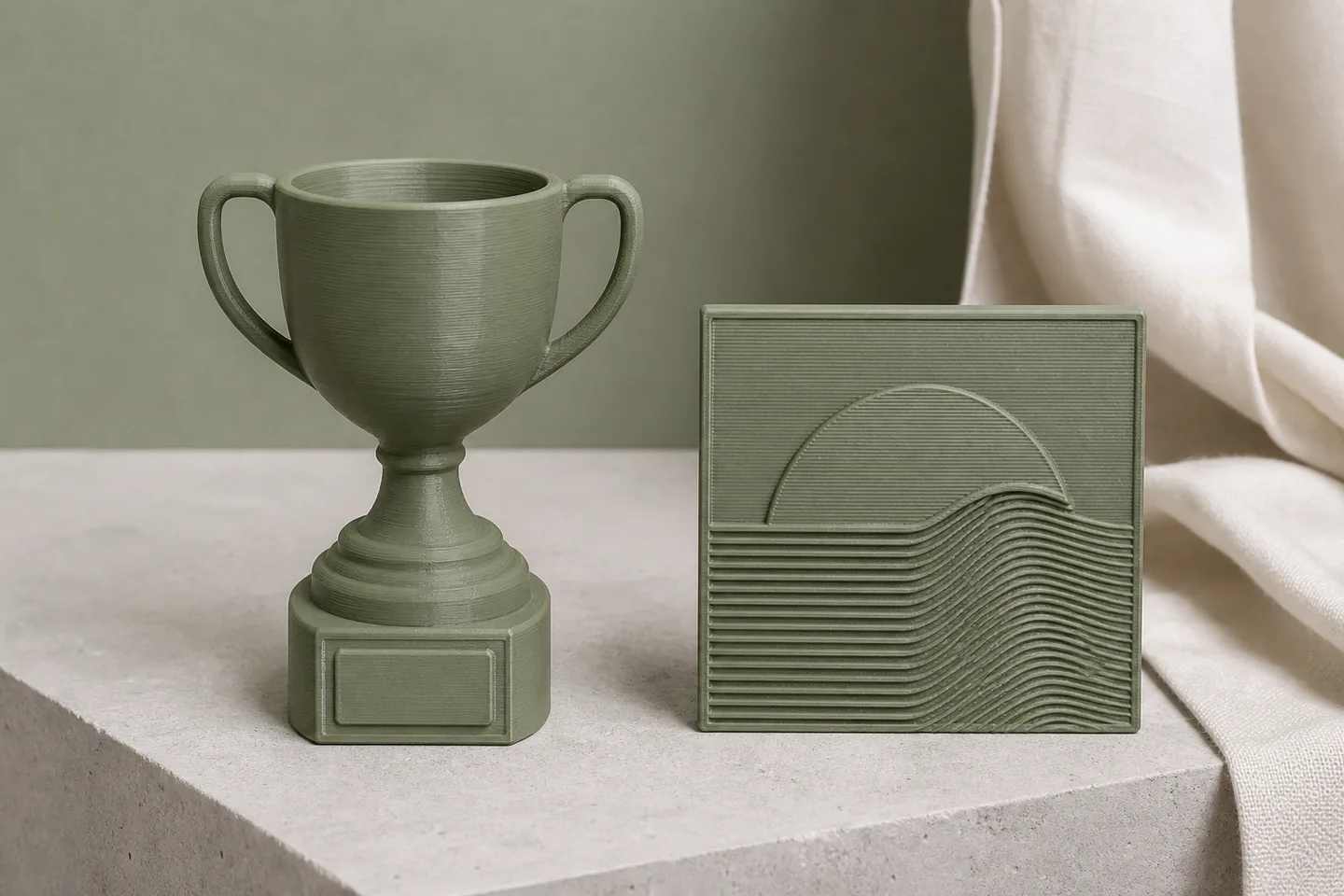 Persönlicher 3D-gedruckter Pokal als Geburtstagsgeschenk