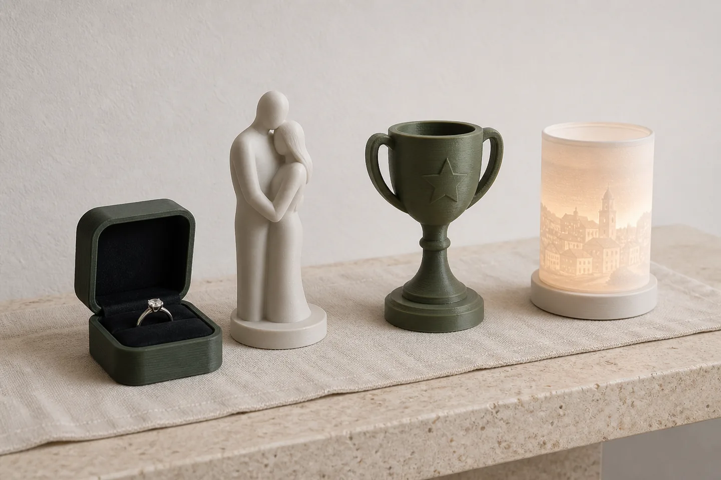 Persönliche 3D-gedruckte Geschenke für verschiedene Anlässe